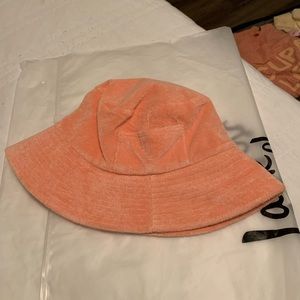 Lack of Color Wave Bucket Hat — Peach Terry